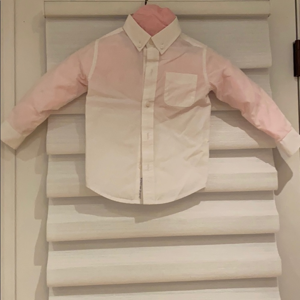 Janie and jack white button down